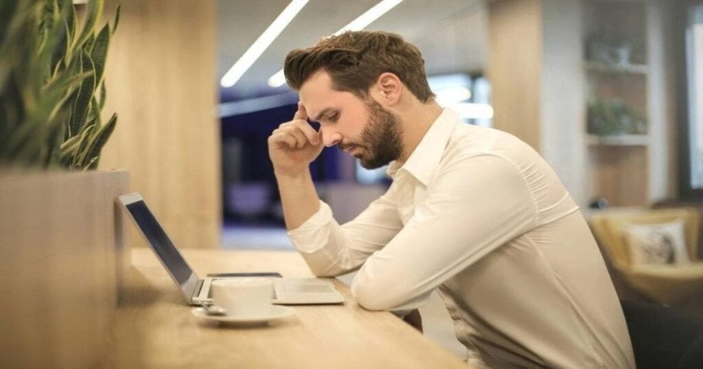 Man with a laptop